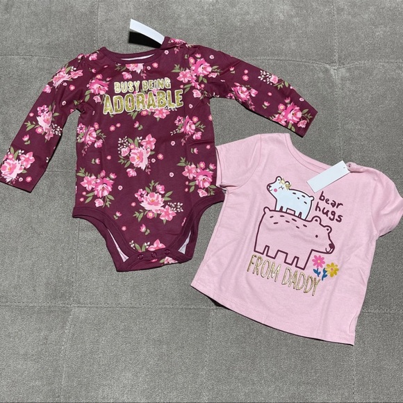 Garanimals Other - 🥰🥰Baby Girl Tee and Bodysuit Set🥰🥰